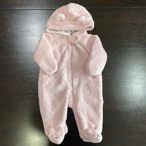 Carter’s Hooded Zip Up Jumpsuit Size 3 Months
